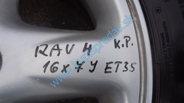 disk, elektrón na toyotu rav4 16xJ7 ET35